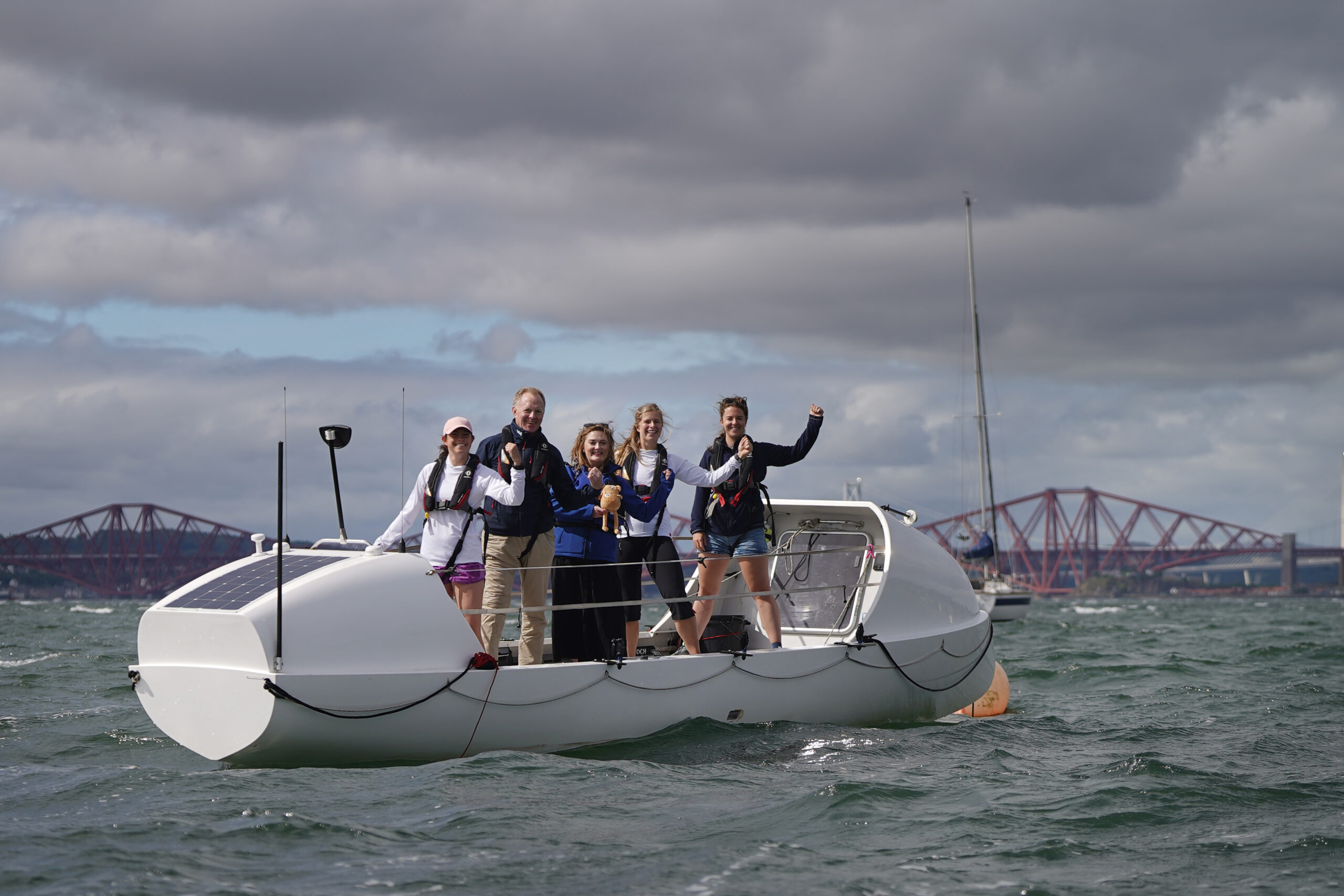 Exciting milestone for Saltire Tides Team – boat is officially launched